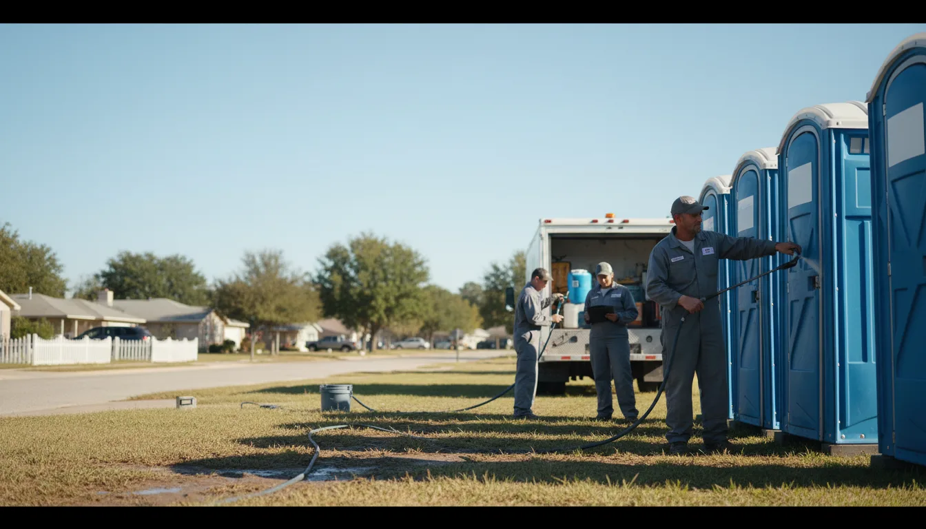 Long-Term Portable Toilet Rental in Salt Flat, TX near me